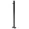 Ornamental bollard | Series 464B | � 60 mm | stationary, to be fixed by plugswith base plate 100 x 150 mm | without lock | with 1 eyelet